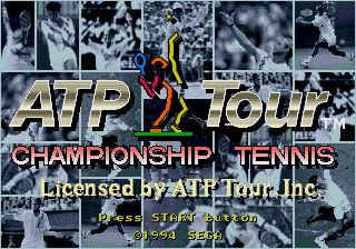 ATP Tour screenshot 3 for Sega Mega Drive